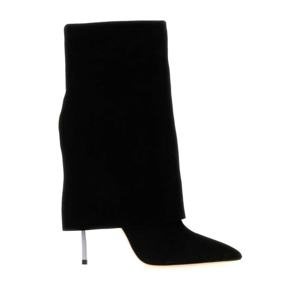 Casadei Women Black Suede Berlino Ankle Boots